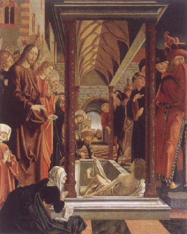 PACHER, Michael Resurrection of Lazarus France oil painting art